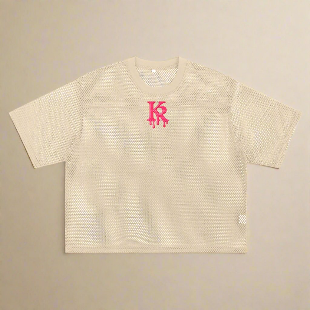Rose Almond See Through Box Jersey