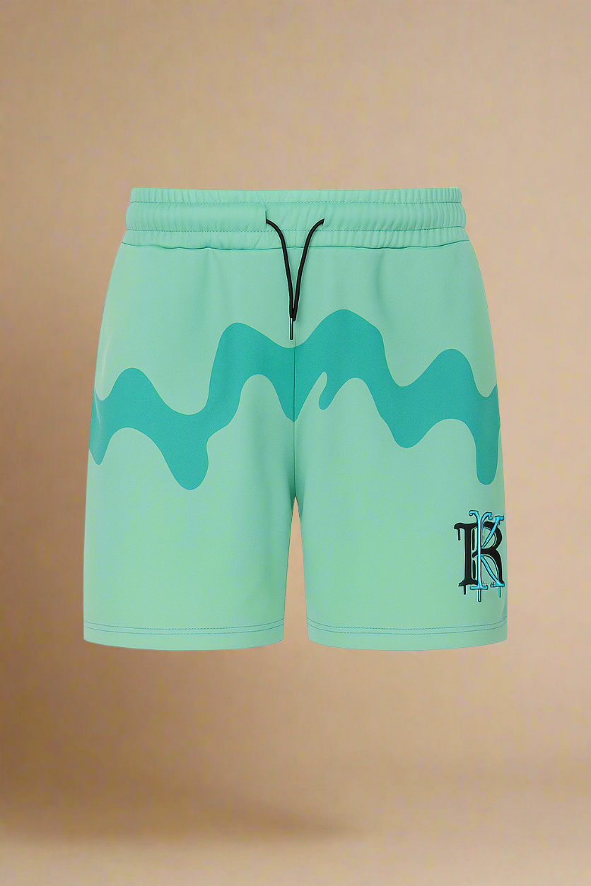 Cool Mint Drip terry shorts