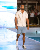 Frosted Crème Linen Shirt