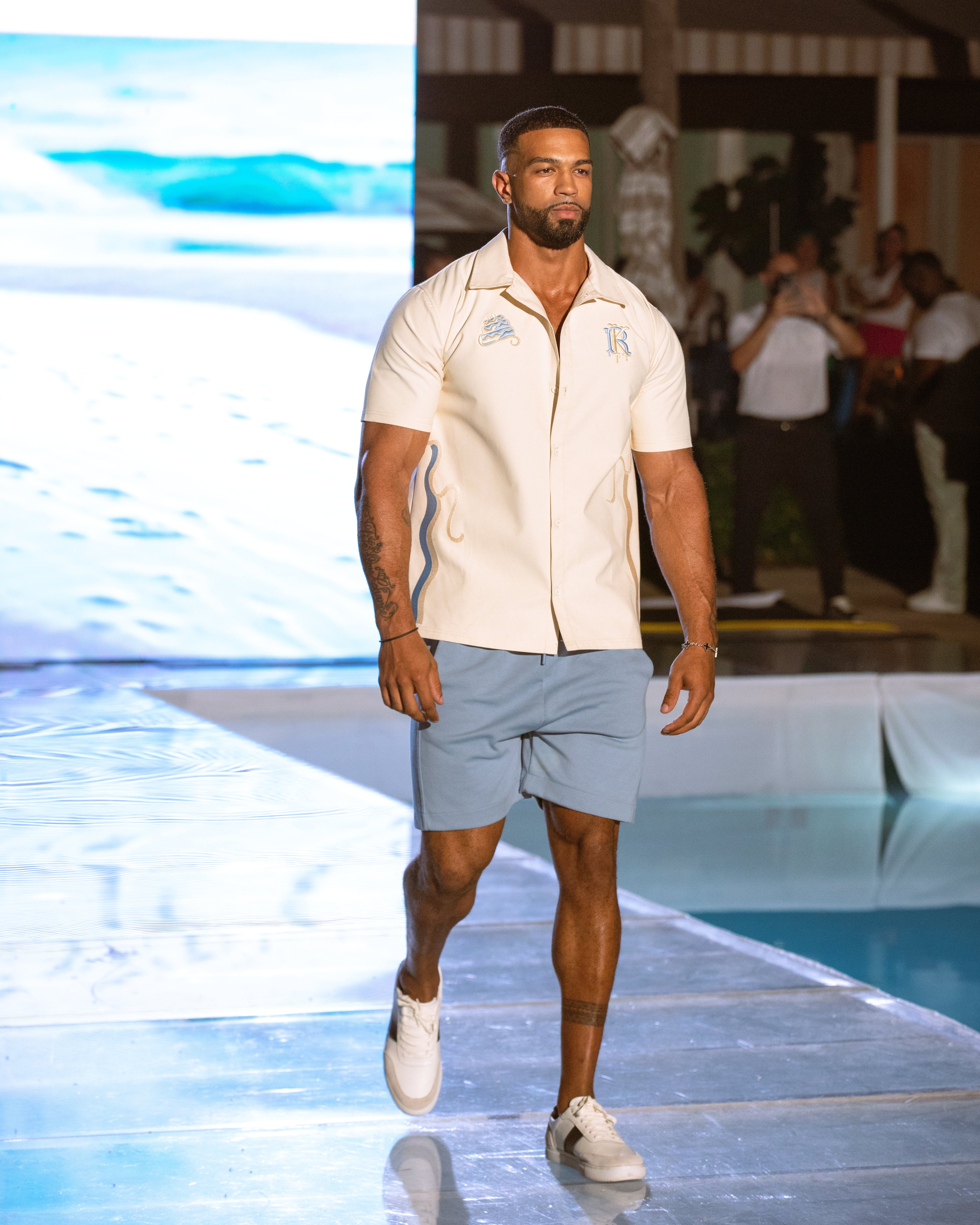 Frosted Crème Linen Shirt