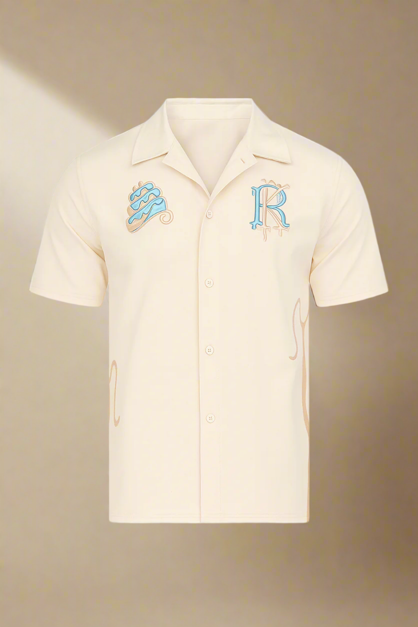 Frosted Crème Linen Shirt